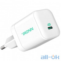 Мережевий зарядний пристрій iRONN IR2010N 20W Type-C White