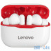 Навушники TWS Lenovo LP1 White Red — інтернет магазин All-Ok. фото 3