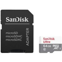Карта пам'яті SanDisk 64 GB microSDXC UHS-I Ultra + SD Adapter SDSQUNR-064G-GN3MA