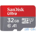 Карта пам'яті SanDisk 32GB Ultra microSDHC UHS-I Card A1 Class 10 (SDSQUA4-032G-GN6MN) — інтернет магазин All-Ok. фото 1