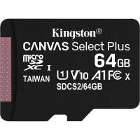Карта пам'яті Kingston 64 GB microSDXC Class 10 UHS-I Canvas Select Plus SDCS2/64GBSP