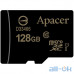 Карта памяти Apacer 128 GB microSDXC Class 10 UHS-I + SD Adapter AP128GMCSX10U1-R — интернет магазин All-Ok. Фото 1