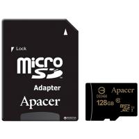 Карта памяти Apacer 128 GB microSDXC Class 10 UHS-I + SD Adapter AP128GMCSX10U1-R