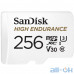 Карта пам'яті SanDisk 256 GB microSDXC High Endurance UHS-I U3 V30 + SD Adapter SDSQQNR-256G-GN6IA — інтернет магазин All-Ok. фото 1