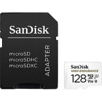 Карта пам'яті SanDisk 128 GB microSDXC High Endurance UHS-I U3 V30 + SD Adapter SDSQQNR-128G-GN6IA