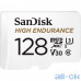 Карта пам'яті SanDisk 128 GB microSDXC High Endurance UHS-I U3 V30 + SD Adapter SDSQQNR-128G-GN6IA — інтернет магазин All-Ok. фото 1