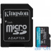 Карта пам'яті Kingston 64 GB microSDXC Class 10 UHS-I U3 Canvas Go! Plus + SD Adapter SDCG3/64GB — інтернет магазин All-Ok. фото 3