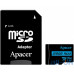 Карта пам'яті Apacer 128 GB microSDXC Class 10 UHS-I U3 + SD Adapter AP128GMCSX10U7-R — інтернет магазин All-Ok. фото 1