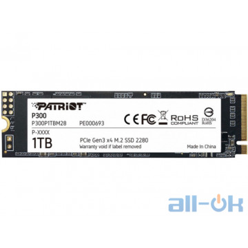SSD накопичувач PATRIOT P300 1 TB (P300P1TBM28)