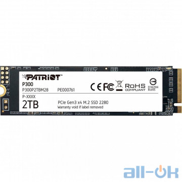 SSD накопитель PATRIOT P300 2 TB (P300P2TBM28)