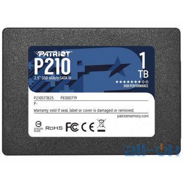 SSD накопичувач PATRIOT P210 1 TB (P210S1TB25)