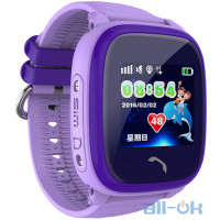 Дитячий розумний годинник UWatch DF25 Kids Waterproof Smart Watch Purple