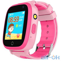 Дитячий розумний годинник UWatch Q11 Kid Smart Watch Pink