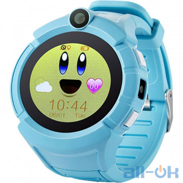 Дитячий розумний годинник UWatch Q610 Kid Wifi GPS Smart Watch Blue