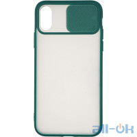 Чохол Gelius Slide Camera Case для iPhone X/XS Green
