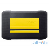Жорсткий диск Apacer AC633 1 TB Energetic Yellow X Tough Black (AP1TBAC633Y-1)