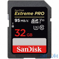 Карта пам'яті SanDisk 32 GB SDHC UHS-I U3 Extreme Pro SDSDXXG-032G-GN4IN