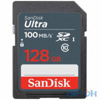 Карта пам'яті SanDisk 128 GB SDXC UHS-I Ultra SDSDUNR-128G-GN3IN