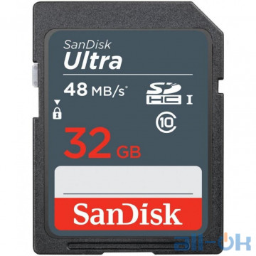 Карта пам'яті SanDisk 32 GB SDHC UHS-I Ultra SDSDUNR-032G-GN3IN