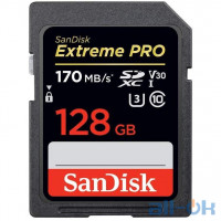 Карта пам'яті SanDisk 128 GB SDXC UHS-I U3 Extreme Pro SDSDXXY-128G-GN4IN