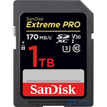 Карта пам'яті SanDisk 1 TB SDXC UHS-I U3 Extreme Pro SDSDXXY-1T00-GN4IN