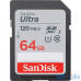 Карта пам'яті SanDisk 64 GB SDXC UHS-I Ultra SDSDUN4-064G-GN6IN — інтернет магазин All-Ok. фото 1