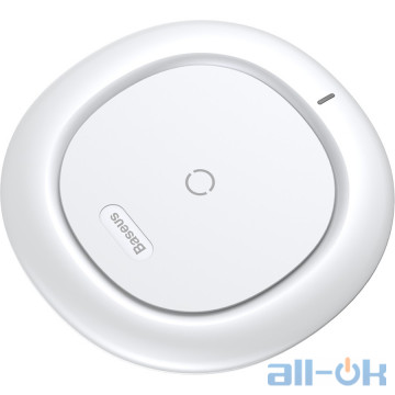 Бездротовий зарядний пристрій Baseus Wireless Charging Stand Round White (WXFD-02/WXIX-0S)