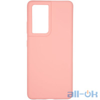 Чохол Original 99% Soft Matte Case для Samsung G998 (S21 Ultra) Pink