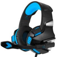 Комп'ютерна гарнітура HUNTERSPIDER Gaming with LED V3 Black-Blue