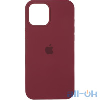 Чохол Original Full Soft Case (MagSafe) для iPhone 12 Pro Max Bordo