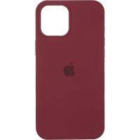 Чохол Original Full Soft Case (MagSafe) для iPhone 12 Pro Max Bordo