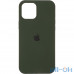 Чохол Original Full Soft Case (MagSafe) для iPhone 12 Pro Max Dark Green — інтернет магазин All-Ok. фото 1