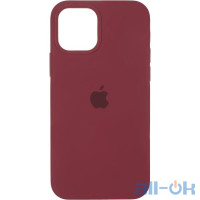 Чохол Original Full Soft Case (MagSafe) для iPhone 12/12 Pro Bordo