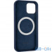 Чохол Original Full Soft Case (MagSafe) для iPhone 12/12 Pro Dark Blue — інтернет магазин All-Ok. фото 2