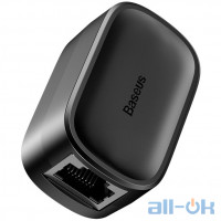 Спліттер BASEUS High Speed in Line Coupler Black (PCYCX-01)