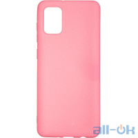 Чохол Original Silicon Case для Samsung A315 (A31) Pink