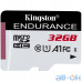 Карта пам'яті Kingston 32 GB MicroSDHC Class 10 UHS-I A1 Endurance SDCE/32GB — інтернет магазин All-Ok. фото 1