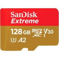 Карта пам'яті SanDisk 128 GB MicroSDXC UHS-I U3 Extreme A2 V30 SDSQXA1-128G-GN6GN