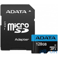 Карта памяти ADATA 128 GB MicroSDXC UHS-I Premier A1 + SD Adapter AUSDX128GUICL10A1-RA1