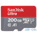 Карта пам'яті SANDISK 200 GB MicroSDXC UHS-I Ultra A1 SDSQUA4-200G-GN6MN — інтернет магазин All-Ok. фото 1