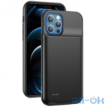 Чохол-акумулятор Usams Battery Case для iPhone 12 Pro Max 4500mAh (US-CD158) Black