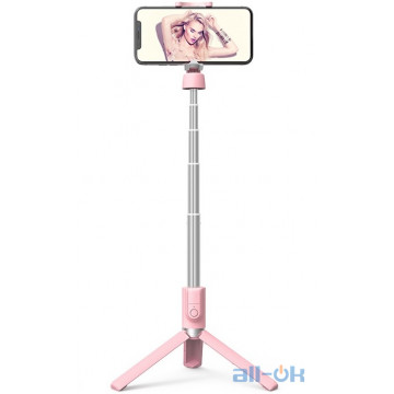 Монопод для смартфона HOCO Wireless Tripod K11 Pink