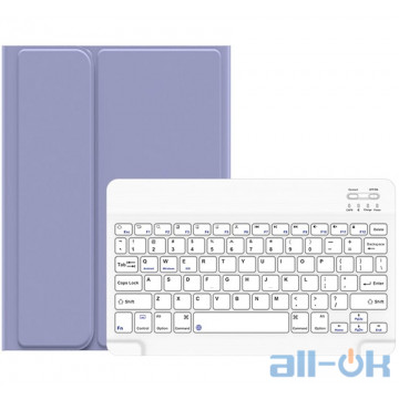 Чохол-клавіатура для планшета USAMS Smart Keyboard Cover для iPad Winro Series 10.2" US-BH657 Purple