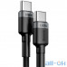 Кабель Baseus Cafule Type-C/Type-C 100W (CATKLF-ALG1) Black/Gray — інтернет магазин All-Ok. фото 2