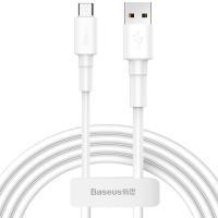 Кабель USB Type-C Baseus Mini White Cable USB For Type-C 3A 1м White (CATSW-02)