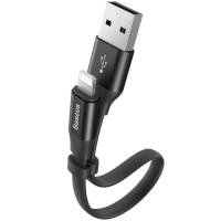 Кабель USB Baseus USB Cable to Lightning Nimble 0.23m Black (CALMBJ-B01)