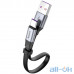 Кабель Baseus Simple HW Type-C 40W (CATMBJ-BG1) Grey/Black 0.23m — інтернет магазин All-Ok. фото 3