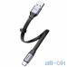 Кабель Baseus Simple HW Type-C 40W (CATMBJ-BG1) Grey/Black 0.23m — інтернет магазин All-Ok. фото 1