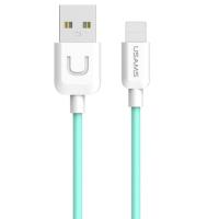 Кабель Lightning USAMS US-SJ097 Lightning Cable 1m Cyan