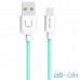 Кабель Lightning USAMS US-SJ097 Lightning Cable 1m Cyan — інтернет магазин All-Ok. фото 1